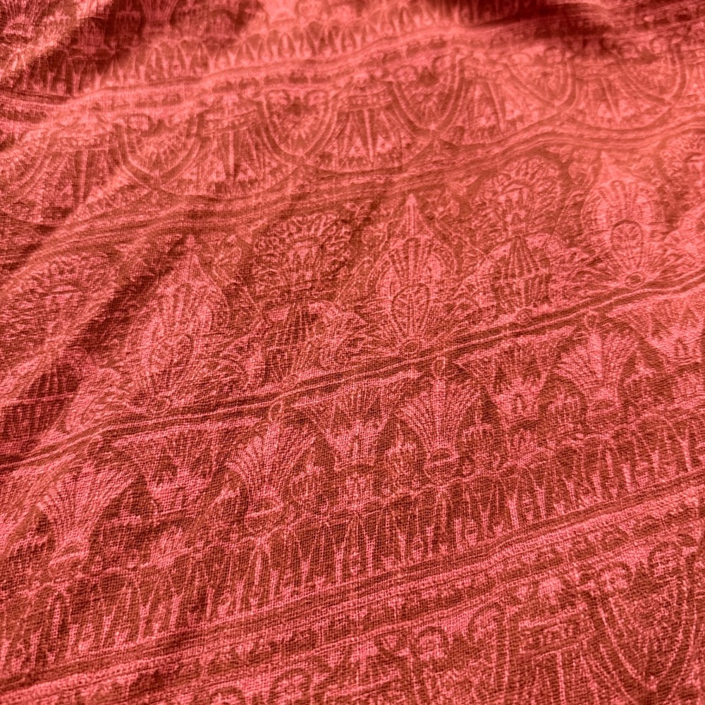 Pretty Angel Lace Fringe Cardigan Womens L/XL Rust Orange Boho Western Romantic - Picture 13 of 16